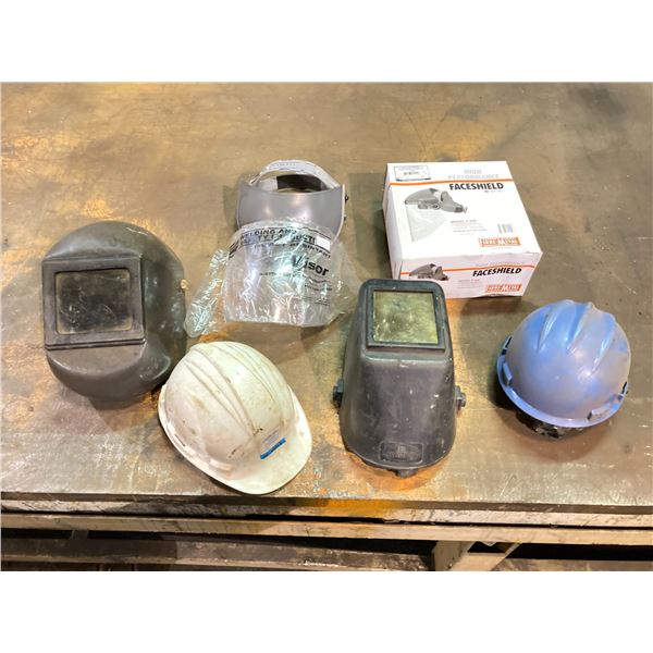 Lot of Safety/Welding Helmets