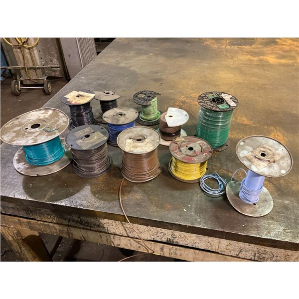 Lot of Misc Wire Spools