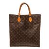 Image 1 : Louis Vuitton Brown Monogram Canvas Sac Plat Tote Bag