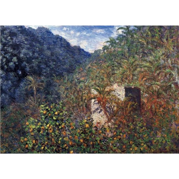 Claude Monet - The Valley Sasso, Bordighera