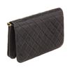 Image 3 : Chanel Black Taiga Leather Full Flap Shoulder Bag