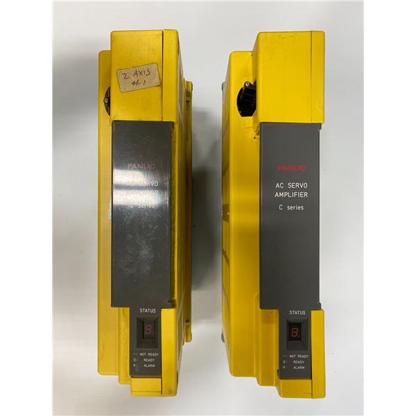 (2) Fanuc # A06B-6066-H006 Servo Amplifier Modules