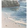 Image 8 : Ocean Waves and Lighthouse Oil on Canvas Painting