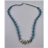 Image 2 : Navajo Turquoise and Sterling Silver Necklace