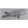 Image 8 : Blenko Glass Clear Fish Console Bowl 22"
