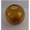 Image 2 : Blenko Glass Amber Ball Vase