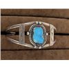 Image 2 : Navajo Sterling Silver Turquoise Bracelet