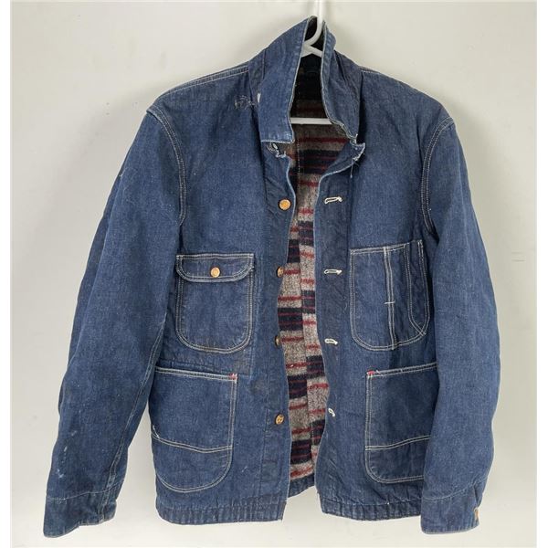 Wrangler Blue Bell Denim Blanket Lined Jacket