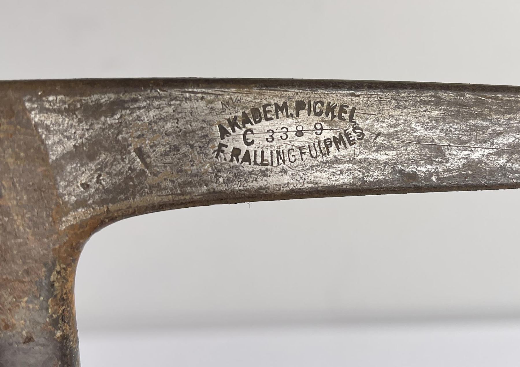 Antique Ice Climbing Mountain Axe Akadem Pickel