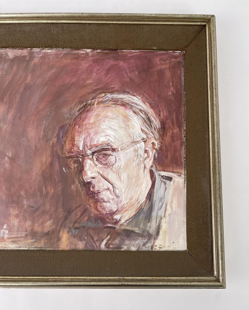 Thomas Rathmell Self Portrait Oil on Canvas