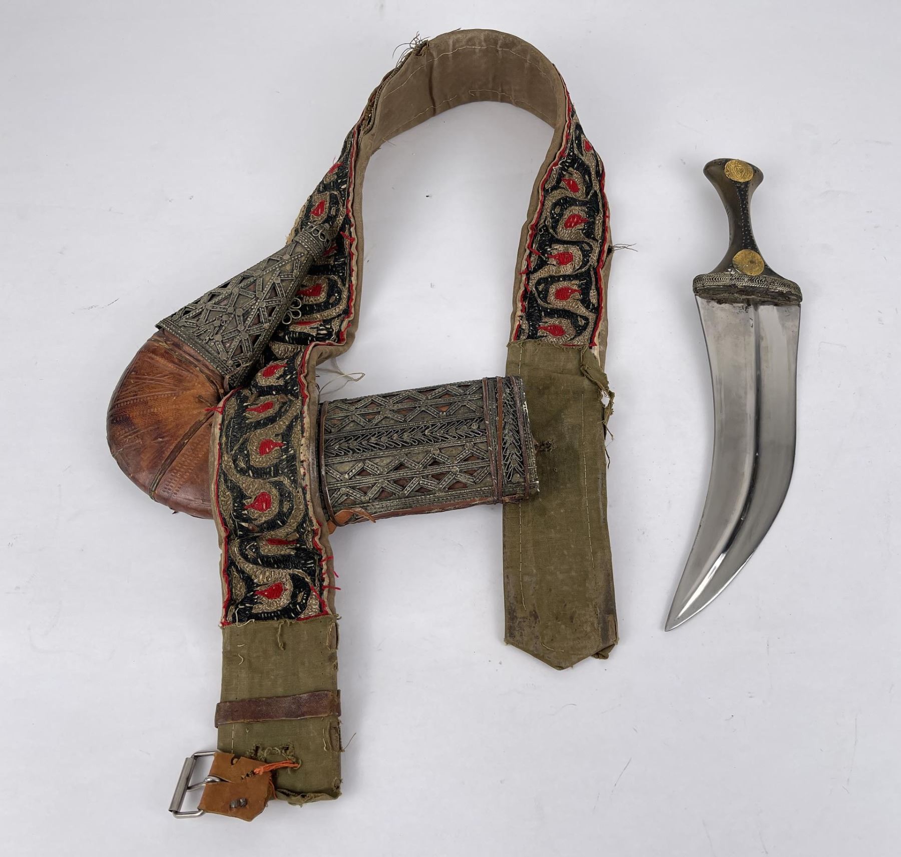 Jambiya Khanjar Antique Islamic Curved Dagger