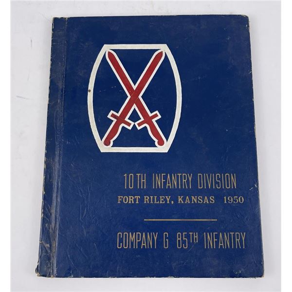 10th Infantry Division Kansas 1950 Yearbook