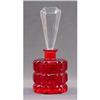 Image 1 : VINTAGE Czechoslovakian RED Perfume Bottle #2247236