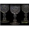 Image 1 : ABP Cut Glass Wines in Hobstar, Cane, and Fan #2247254