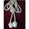Image 1 : UNIQUE LUSH 1940's NECKLACE & PENDANT #2247332