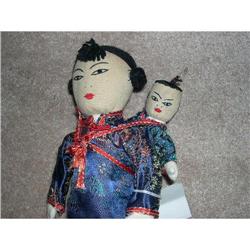 Chinese cloth woman and child #2247421