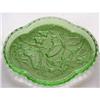 Image 1 : Green Depression Glass BUTTERFLY Dresser Tray #2247682