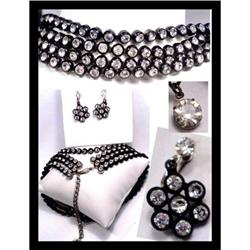 DECO GLITZ Sparkling rhinestone Parure FLASHY #2248113