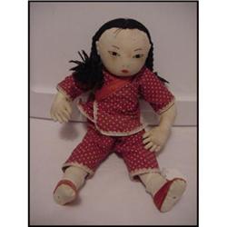 Doll Cloth Ada Lum Unmarked Chinese Doll #2248282