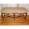 Image 1 : Magnificent French Bench Walnut 19th Century #2261217