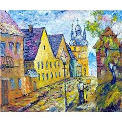 "Side-street in Kamenec-Podolsk" Impressionism #2261281