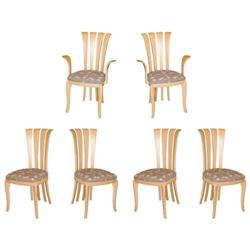Set 6 A. Sibau Dining Chairs-post modern #2261383