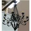 Image 1 : Antique Iron Chandelier Ceiling Fixture #2261473