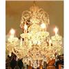 Image 1 : Crystal Chandelier Ceiling Fixture #2261686