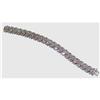 Image 1 : 14kt Gold 7.5ct Lt Fancy Diamond Bracelet #2262054