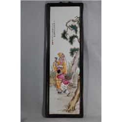 Chinese  Famille  Rose  Porcelain  Plaque #2273992