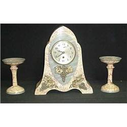 ORG#02  ART DECO MARBLE CLOCK #2274084