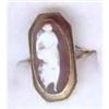 Image 1 : Cameo ring 14kt gold #2274185
