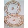 Image 1 : Four Hand Painted Limoges Floral Plates #2274300