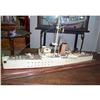 Image 1 : WW1-11 Antique Wood Naval Cruiser Ship Model #2274428