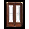 Image 1 : Double entry door with nicely carved details #2274476
