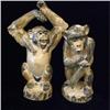 Image 1 : Pair of Pottery Monkeys - Ingdam Denmark #2274567