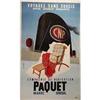 Image 1 : Original French Travel Poster, Paquet, ca 1950s#2274582