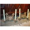 Image 1 : Pair of Iron Shield Sconces-Parcel Verdegres #2274767