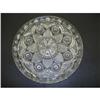 Image 1 : SUPERB - HUGE - HEAVY PRESSED GLASS TRAY #2285341