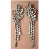 Image 1 : 40's LONG RINESTONE EARRINGS #2285358