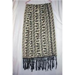 Vintage Mexican Oaxaca Aztec Shawl #2285494