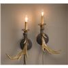 Image 1 : ANTLER RESIN WALL SCONCES #2285661