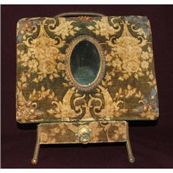Antique Victorian Velvet Photo Album & Stand  #2285683