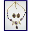 Image 1 : Vintage Dragons egg Colorful exotic necklace ER#2285925