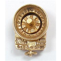 Vintage 14kt Roulette Wheel Charm #2286031