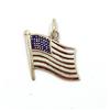 Image 1 : 14 Kt Gold and Enameled American Flag Charm #2286032