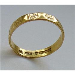 22Kt Gold Band #2286043