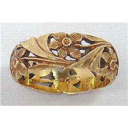 14 Kt Yellow Gold Vintage Wedding Band #2286049