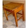 Image 1 : 1940's Art Deco Student Desk Table Maple #2286213