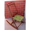 Image 1 : 19th Century Victorian Maple Carpet Rocker #2286214